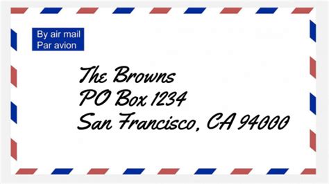 hermes po box|How to Address an Envelope to a P.O. Box .